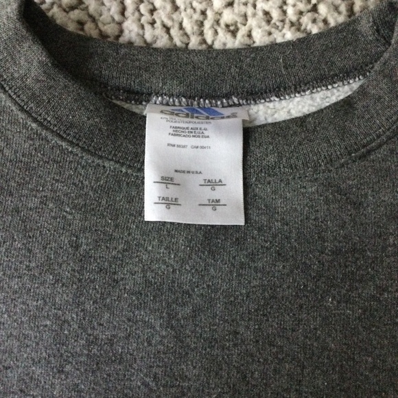 Adidas Crewneck Sweatshirt Size Large - Picture 5 of 8